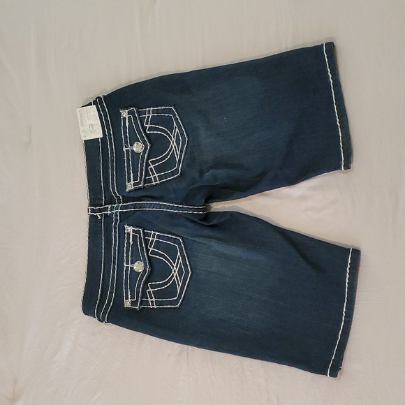 L.A. IDOL Women's Jean Shorts Sz 11 - Picture 3 of 7